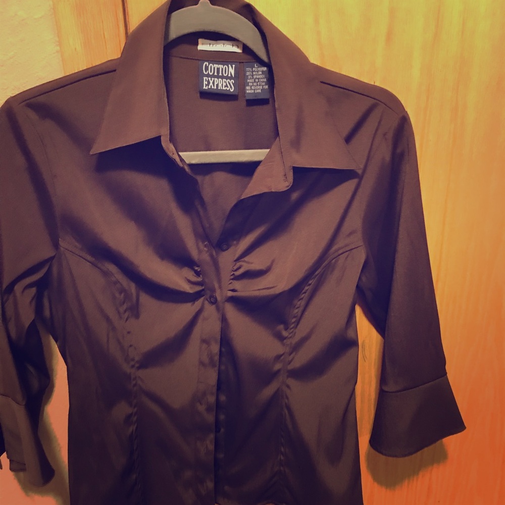 Brown blouse